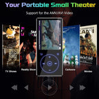 2.4 inch Colorful Screen MP3 Music Player With Bluetooth 5.0 Speaker, 4GB, 8GB, 16GB, 32GB, 64GB