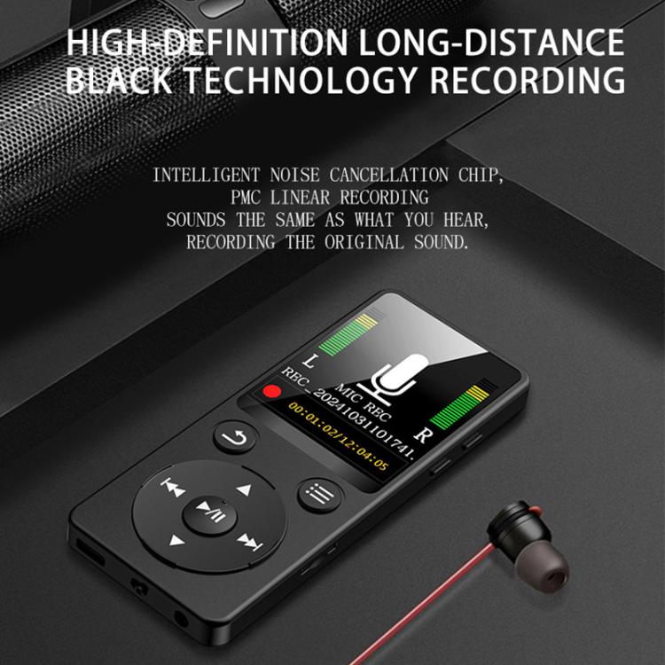 Music MP3 Player Listen Music Record Voice Read E-Books Bluetooth Portable Radio, 4GB, 8GB, 16GB, 32GB, 64GB
