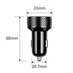 Car Cigarette Lighter LED Indicator USB Charger With Switch