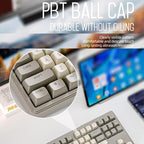 FREE WOLF M87 Russian 2.4G Wireless Bluetooth Dual-Mode Mechanical Keyboard