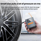 ALW-CQ-16 Automotive Digital Tire Inflator With Pressure Detection Portable Emergency Explosion-Proof Air Pump