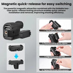 For DJI Osmo Action 3 / 4 / 5 Pro Camera Cage Shutter Grip