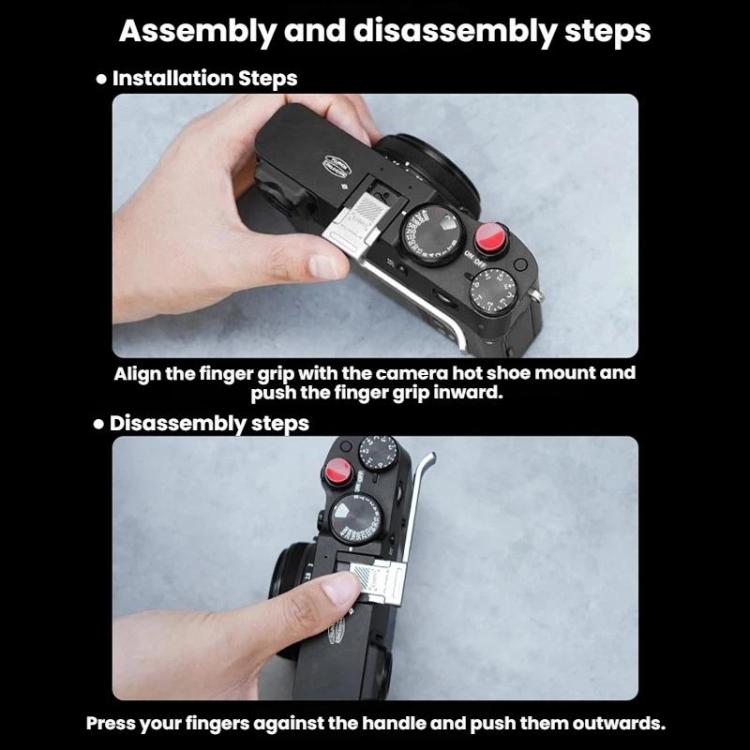 For Fujifilm X100VI Flymile Camera Shooting Single-Handed Grip Fixed Support Bracket