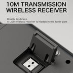 FREE WOLF M75 Russian Wireless Bluetooth Dual-Mode Mechanical Keyboard With PBT Gradient Caps and Display Screen