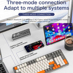 FREE WOLF K8 Korean Bluetooth Wireless Tri-Mode Mechanical Keyboard Hot-swappable Gaming Keyboard