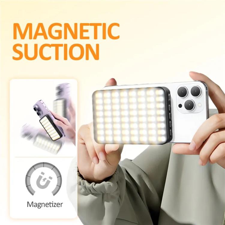 128LEDs Magnetic Selfie Light LED Fill Light for Video Conferencing, Live Streaming, Cameras, Phones & Laptops
