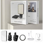 128LEDs Magnetic Selfie Light LED Fill Light for Video Conferencing, Live Streaming, Cameras, Phones & Laptops