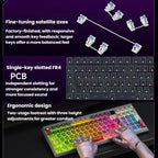 LANGTU T98 Bluetooth / Wireless / Wired Triple-Mode Mechanical Keyboard Hot-Swappable Full N-Key Rollover Gaming Keyboard, Nitro Player Blue Switch 5000mAh, Nitro Player Red Switch 5000mAh, Nitro Player Starfall Switch 10000mAh                         ...