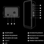 Car Digital Display Air Pump Portable Wireless High-Power Lighted Air Pump, IN-3