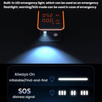 Car Digital Display Air Pump Portable Wireless High-Power Lighted Air Pump, IN-3