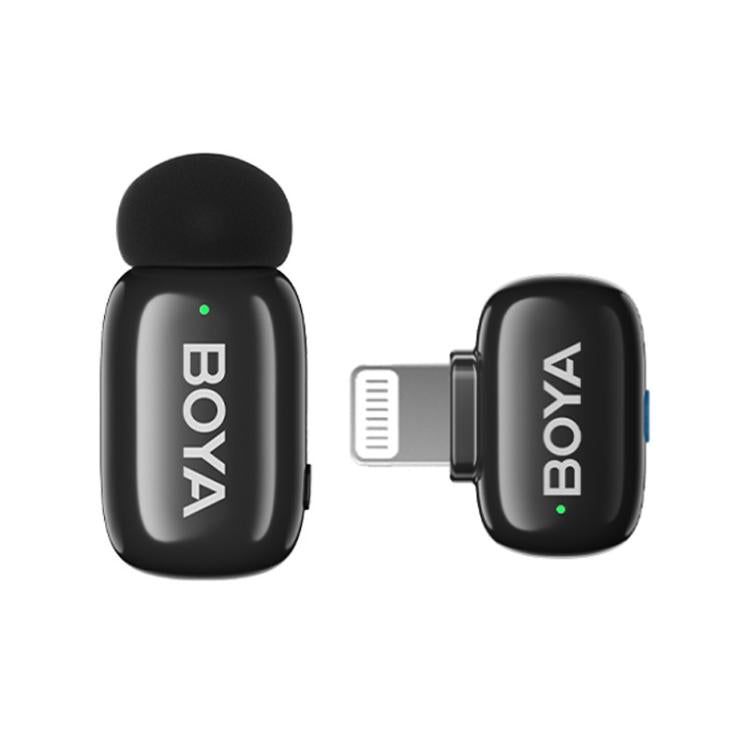 BOYA Mini Finger Microphone Wireless Lapel Clip Mobile Live Streaming Noise Reduction Recording Microphone, Type-C 1 To 1, Type-C 1 To 2+Charging Case, 8 Pin 1 To 1