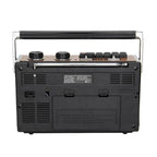 KNSTAR FP-319BT FM/AM/SW1-2 Bluetooth Portable Radio Card-Insertable High-Volume Cassette Player, EU