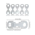 10pcs Automotive Flat Blade Fuse Bolt-Down Battery Fuse Link, 30A, 40A, 70A, 100A, 150A