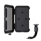 Fully Enclosed Waterproof Touchscreen-compatible Bicycle Motorcycle Phone Holder, Rearview Mirror Mount 6.7 inches, Handlebar Mount 6.7 inches, Rearview Mirror Mount 7.4 inches, Handlebar Mount 7.4 inches