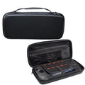 For Steam Deck OLED Hard Shell Protective Case PU Leather Portable Carry Bag with 10 Game Card Slots