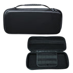 For Steam Deck OLED Hard Shell Protective Case PU Leather Portable Carry Bag with 10 Game Card Slots