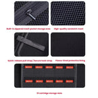 For Steam Deck OLED Hard Shell Protective Case PU Leather Portable Carry Bag with 10 Game Card Slots