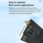Mamen 25W Full-Color RGB Camera Outdoor Live Streaming Fill Light, 25R