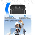 Button Wireless Lapel Microphone AI Noise Reduction With Hi-Fi Sound Quality Mobile Live Streaming Microphone, BOYA LINK3-02 Type-C, BOYA LINK3-01 Type-C+8 Pin