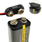 10pcs 9V Battery Clip With Wires Battery Holder Case, Type I Hard Buckle, Type I, Type T, Type I With DC Plug, Type T With DC Plug
