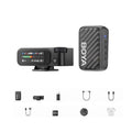 BOYA MIC2 Wireless Lavalier Microphone Mobile Camera Live Streaming Noise Reduction Film & TV Recording Mic, 03 1 To 1 No Case, 02 1 To 2 With Case No Lapel Mic, 01 1 To 2 With Case+Lapel Mic