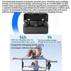 BOYA MIC2 Wireless Lavalier Microphone Mobile Camera Live Streaming Noise Reduction Film & TV Recording Mic, 03 1 To 1 No Case, 02 1 To 2 With Case No Lapel Mic, 01 1 To 2 With Case+Lapel Mic