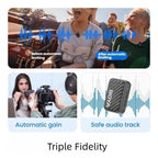 BOYA MIC2 Wireless Lavalier Microphone Mobile Camera Live Streaming Noise Reduction Film & TV Recording Mic, 03 1 To 1 No Case, 02 1 To 2 With Case No Lapel Mic, 01 1 To 2 With Case+Lapel Mic