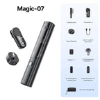 BOYA Magic 4 In 1 Flexible Wireless Lapel Microphone Live Streaming With Noise Reduction Interviews Desktop Mic, 07 Type-C 1 To 1 With Charging Case, 05 Type-C 1 To 2 With Charging Case, 02 3 Receivers+2 Transmitters+Charging Case