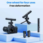 BOYA Magic 4 In 1 Flexible Wireless Lapel Microphone Live Streaming With Noise Reduction Interviews Desktop Mic, 07 Type-C 1 To 1 With Charging Case, 05 Type-C 1 To 2 With Charging Case, 02 3 Receivers+2 Transmitters+Charging Case