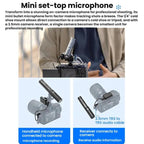 BOYA Magic 4 In 1 Flexible Wireless Lapel Microphone Live Streaming With Noise Reduction Interviews Desktop Mic, 07 Type-C 1 To 1 With Charging Case, 05 Type-C 1 To 2 With Charging Case, 02 3 Receivers+2 Transmitters+Charging Case