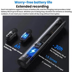 BOYA Magic 4 In 1 Flexible Wireless Lapel Microphone Live Streaming With Noise Reduction Interviews Desktop Mic, 07 Type-C 1 To 1 With Charging Case, 05 Type-C 1 To 2 With Charging Case, 02 3 Receivers+2 Transmitters+Charging Case