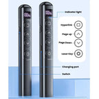 Digital Display Rechargeable Presentation Remote Laser Pointer RF 2.4GHz 100M Control Range