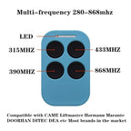 280-868MHz Universal Copy Garage Door Remote Control Multi-Frequency Duplicator