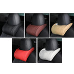 For Tesla Model 3/X/S Leather Seat Neck Pillow