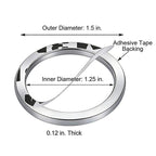 Car One-Touch Start Diamond-Embellished Trim Ring Sticker