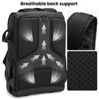 AK818 Waterproof Anti-Theft Dual-Shoulder Camera Bag Large-Capacity Photography Backpack