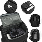 AK818 Waterproof Anti-Theft Dual-Shoulder Camera Bag Large-Capacity Photography Backpack