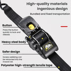 Car Motorcycle Automatic Retractable Tensioner Tie-Down Strap, 315cm