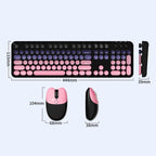 MOFii Sweet Upgraded 2.4G+Bluetooth Dual-Mode Wireless Charging Keyboard Mouse Set