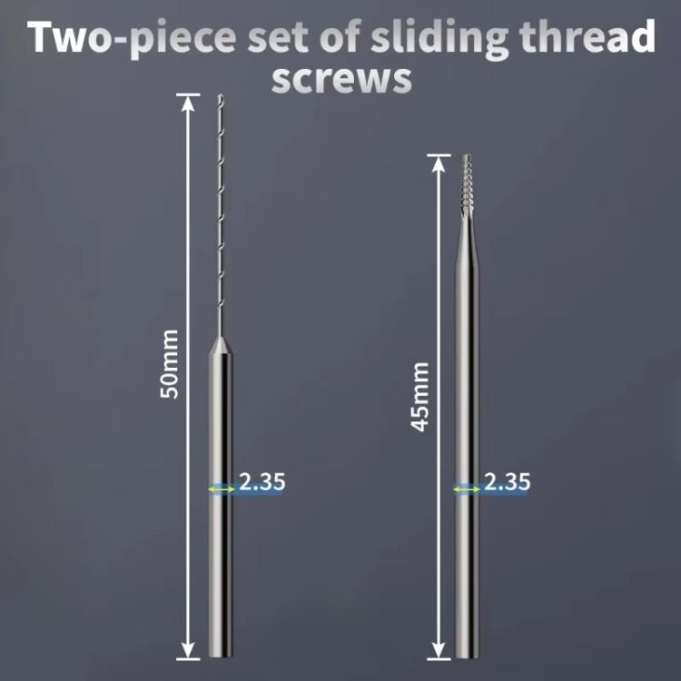 Alloy Piercingand Sliding Drill Bit Kit Precision Small Screw Removal Tool, LAN RUI U8, LAN RUI U8S
