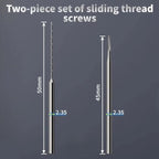 Alloy Piercingand Sliding Drill Bit Kit Precision Small Screw Removal Tool, LAN RUI U8, LAN RUI U8S