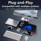 8 In 1 Magnetic Dock NVMe SSD Enclosure USB 3.2 Hub, MC806