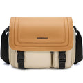 QISEMIAN Crossbody Camera Bag Water-Resistant Sling Messenger Bag With Tripod Mount, XK0040 Orange, XK0040 Green