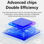 Blueendless SD04P 40Gbps Hard Drive Dock USB 4.0 Enclosure M.2 NVMe SSD Computers External Reader, SD04P