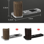 For Fujifilm X100VI Flymile Camera L-Shaped Handgrip With Cold Shoe Thumb Rest Bracket, For Fujifilm X100VI Silver Walnut, For Fujifilm X100VI Black Ebony