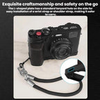 For Fujifilm X100VI Flymile Camera L-Shaped Handgrip With Cold Shoe Thumb Rest Bracket, For Fujifilm X100VI Silver Walnut, For Fujifilm X100VI Black Ebony