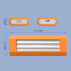 Blueendless 10Gbps M.2 SSD Enclosure External Type-C 3.2 Portable Hard Drive Case, NVMe Protocol With USB Cable Black Gray, NVMe Protocol With USB/Type-C 2 In 1 Cable Black Gray, NVMe Protocol With USB Cable Silver Orange                               ...