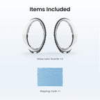 For Insta360 X4 Air AMagisn Standard Lens Guards Snap-On Protective Glass Lens Protector Replacement Accessory
