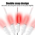 20pcs Slanted-bottom Night Fishing Electronic Rod Tip Light Waterproof Fishing Tackle, Round-headed Green Light, Round-headed Red Light, Bite-activated Flashing Light