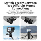 aMagisn Metal Magnetic Quick Release Kit For GoPro HERO12 Black /11 Black /11 Black mini /10 Black /9 Black /8 Black / Max